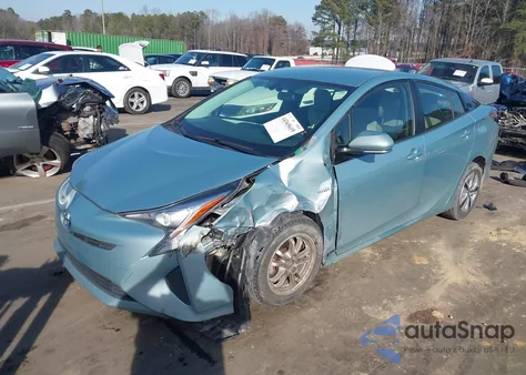 2016 Toyota Prius Two Eco from USA, damaged, VIN JTDKARFU5G3501382